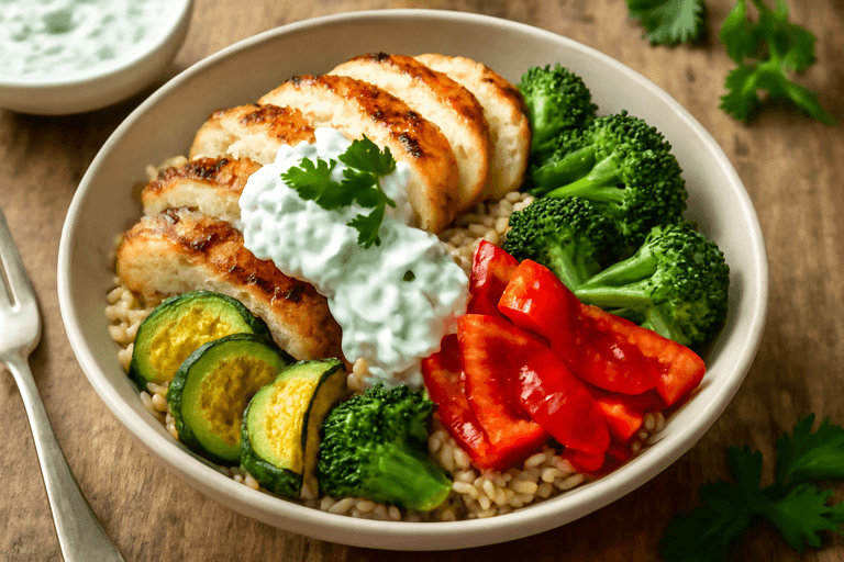 Grilled Chicken & Veggie Power Bowl