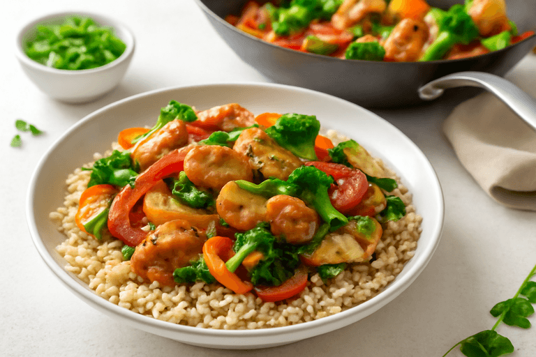Lean Chicken & Veggie Stir-Fry