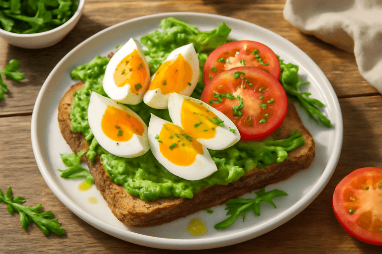 Energetyzujące Śniadanie Białkowe z Jajkiem i Awokado
