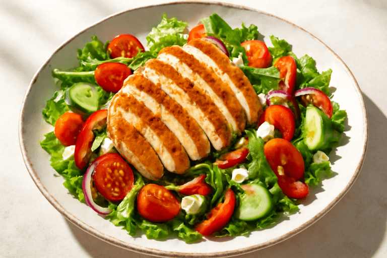 Kleurrijke Mediterrane Kipsalade