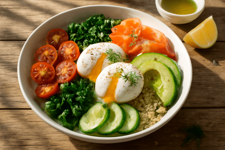 Mediterranean Power Breakfast Bowl