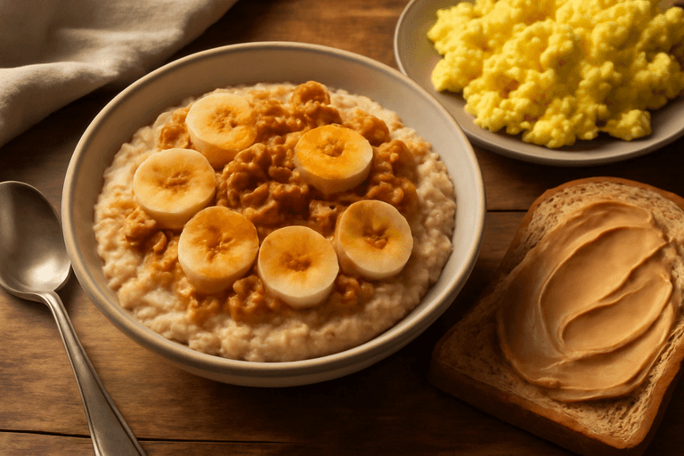 Tazón Energético Clásico de Desayuno para Ganar Masa