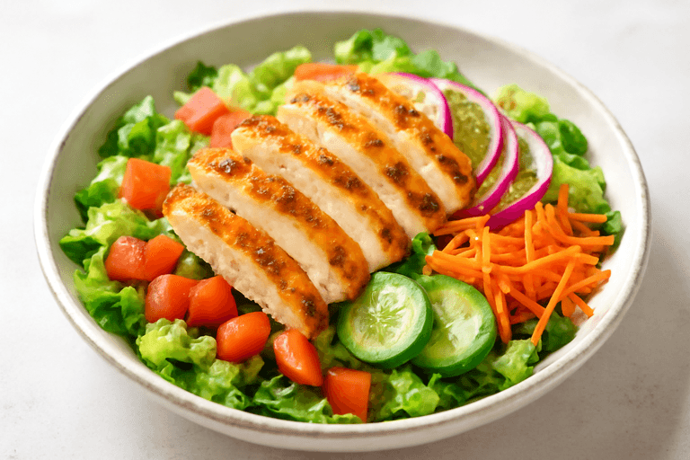 Ensalada de Pollo Clásica y Ligera