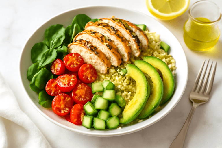 Grilled Chicken & Quinoa Power Bowl