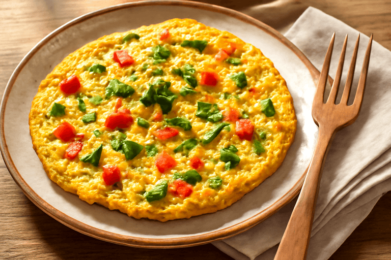 Sebzeli Yulaflı Omlet