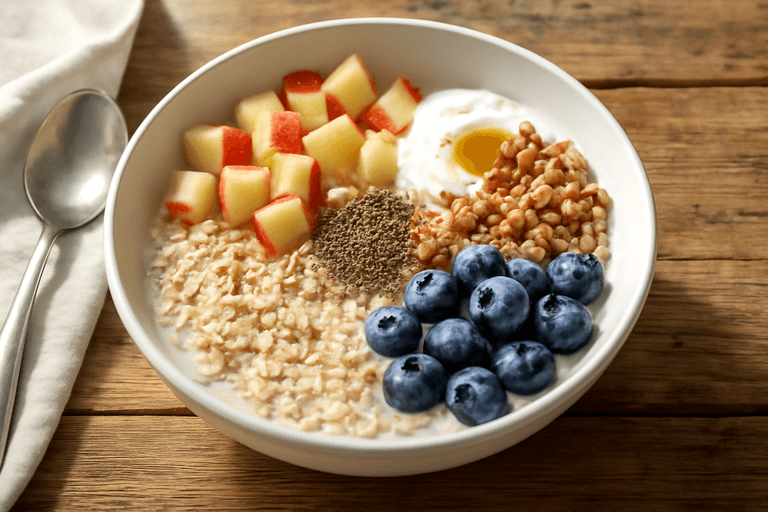 Veganer Frühstücks-Power-Bowl