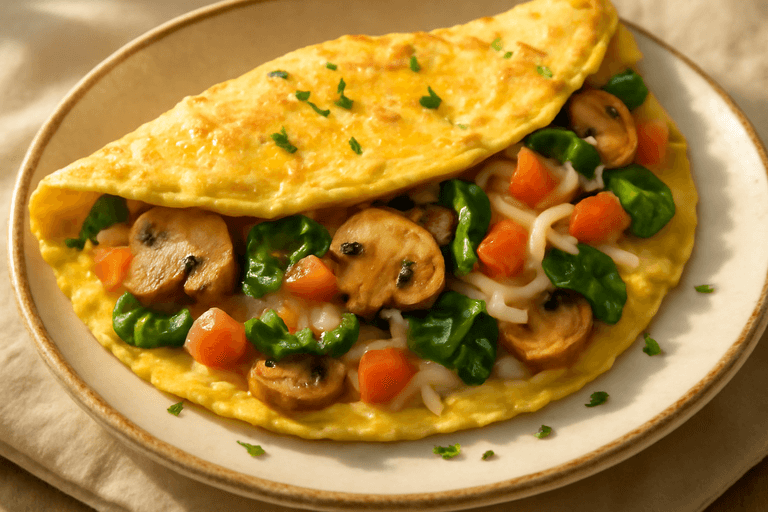 Energieboost Groente Omelet
