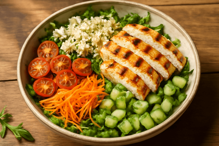 Salade de Poulet Grillé et Quinoa Énergisante