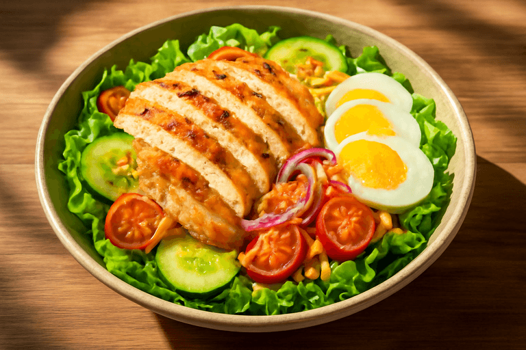 Ensalada de Pollo Clásica y Saludable