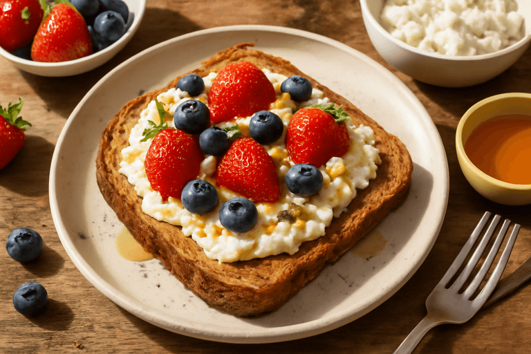 Завтрак «Энергия Утра» с творогом и ягодами