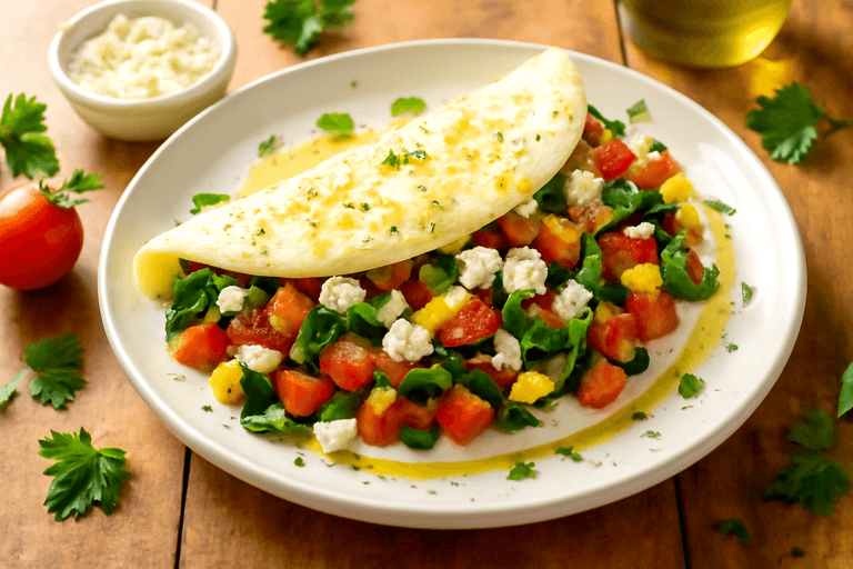 Sunrise Veggie Egg White Omelette