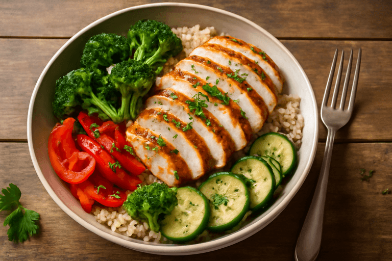 Hearty Grilled Chicken & Quinoa Power Bowl