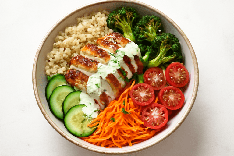 Grilled Chicken & Quinoa Power Bowl