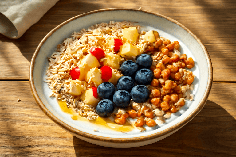 Energieboost Ontbijtbowl met Griekse Yoghurt en Noten