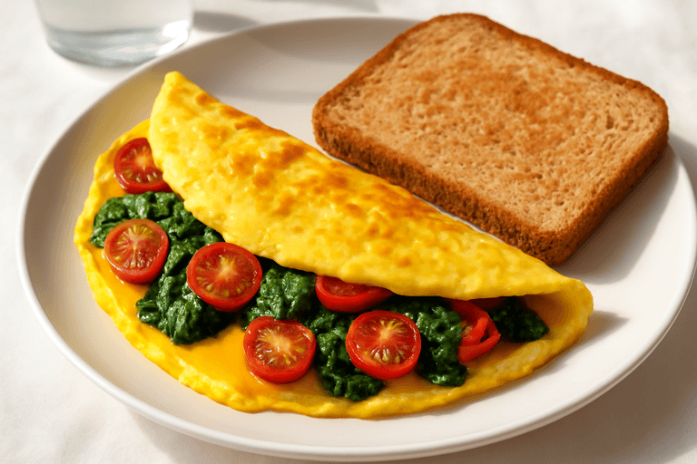 Power Start Classic Omelette & Toast