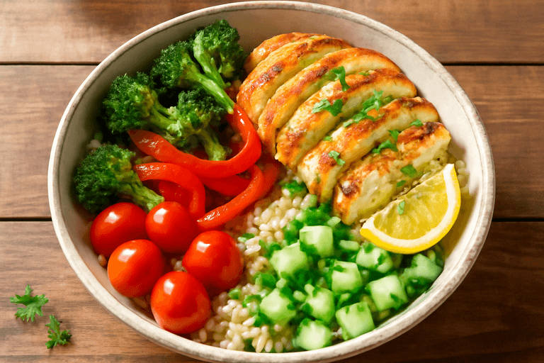 Grilled Chicken & Veggie Power Bowl