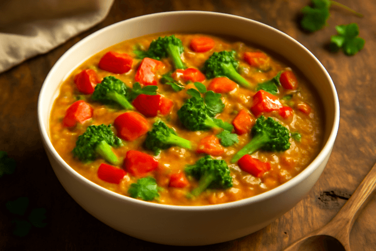 Veganes Linsen-Gemüse-Curry