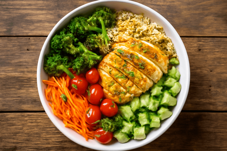 Grilled Chicken & Veggie Power Bowl