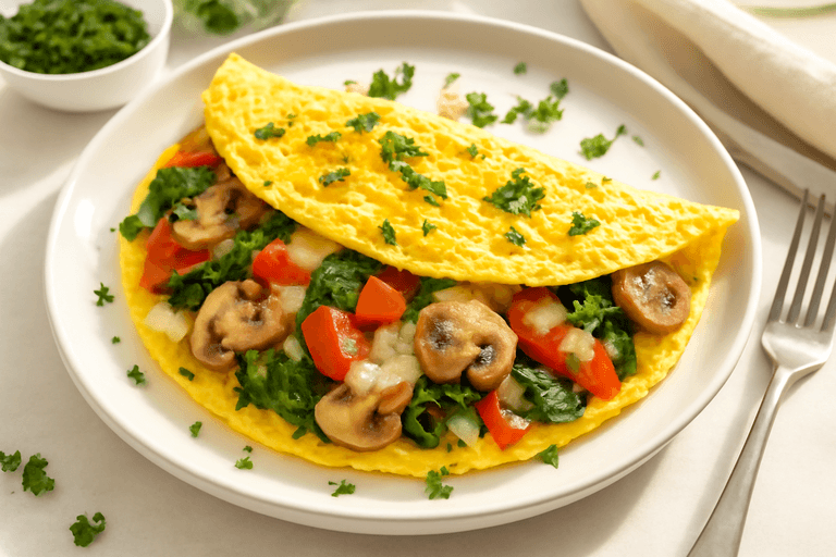 Energizing Classic Veggie Omelette