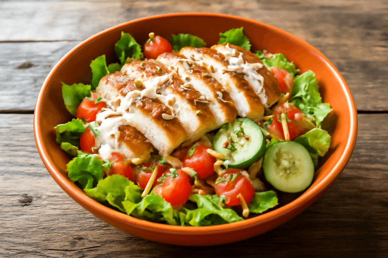 Ensalada de Pollo Clásica y Refrescante
