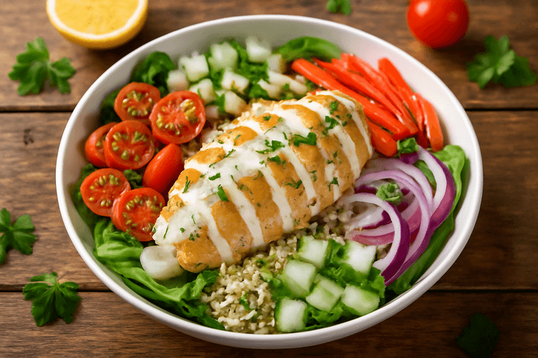 Lean Grilled Chicken & Quinoa Power Bowl