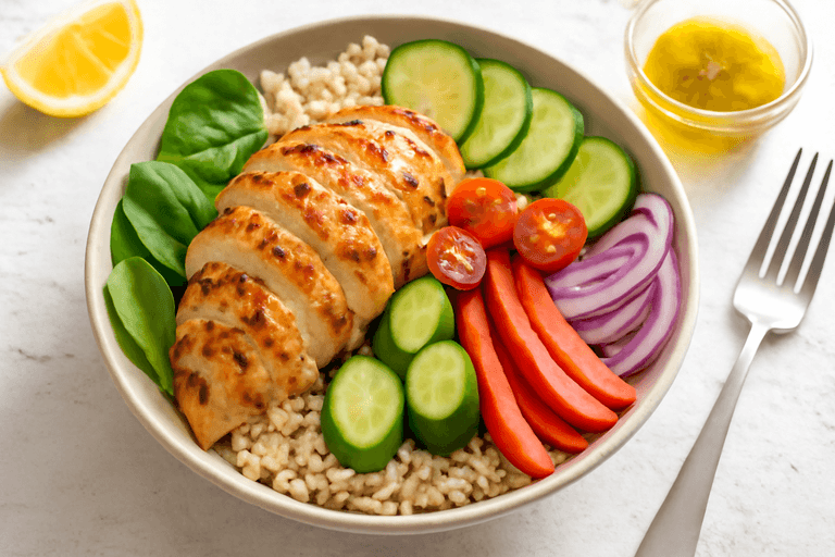 Grilled Chicken & Veggie Power Bowl