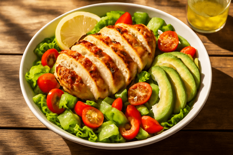 Zesty Grilled Chicken Salad Bowl