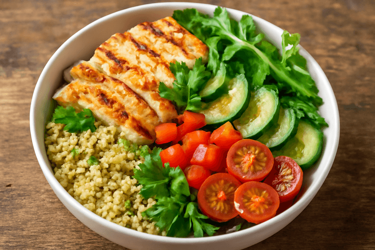 Kleurrijke Kipsalade met Quinoa