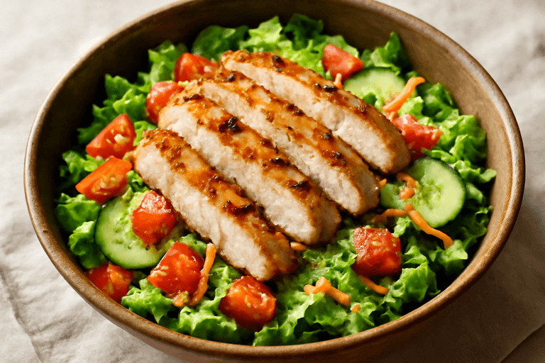 Ensalada Clásica de Pollo a la Parrilla