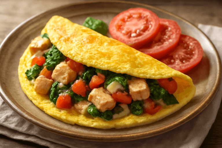 Tortilla de Vegetales y Pavo Light