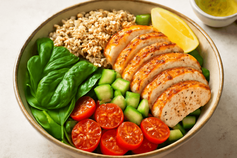 Grilled Chicken & Quinoa Power Bowl