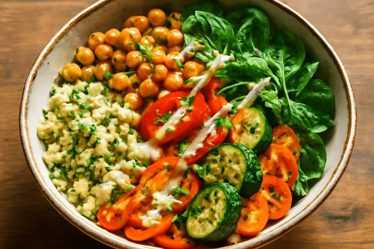 Power Quinoa & Roasted Veggie Bowl