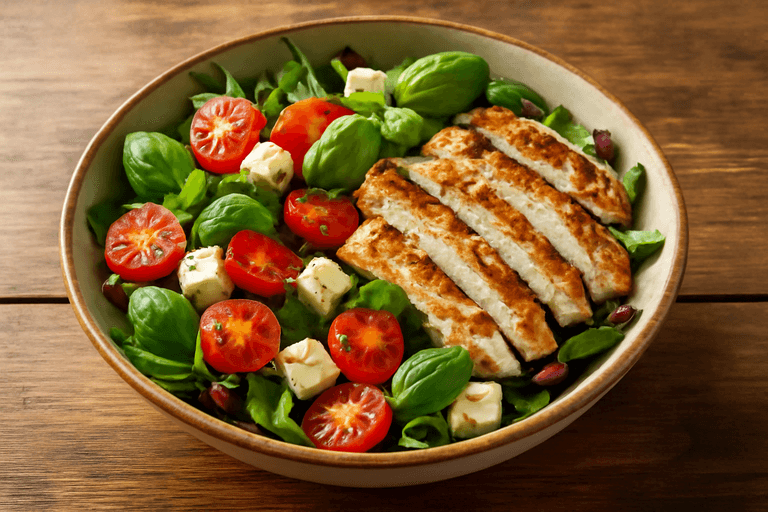 Kip Caprese Salade Bowl