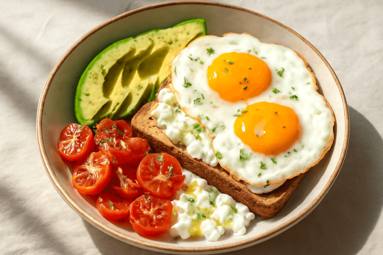 Eiweiß-Power Frühstücksbowl