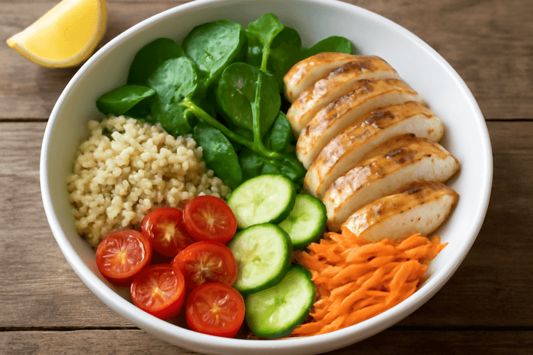 Grilled Chicken & Quinoa Power Bowl