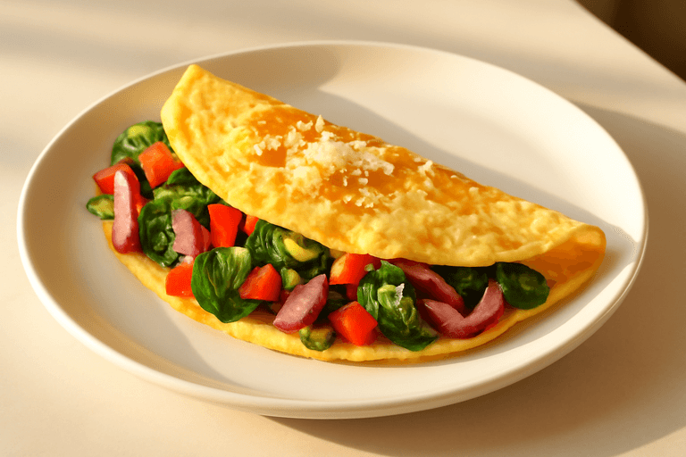 Power Start Veggie Omelette