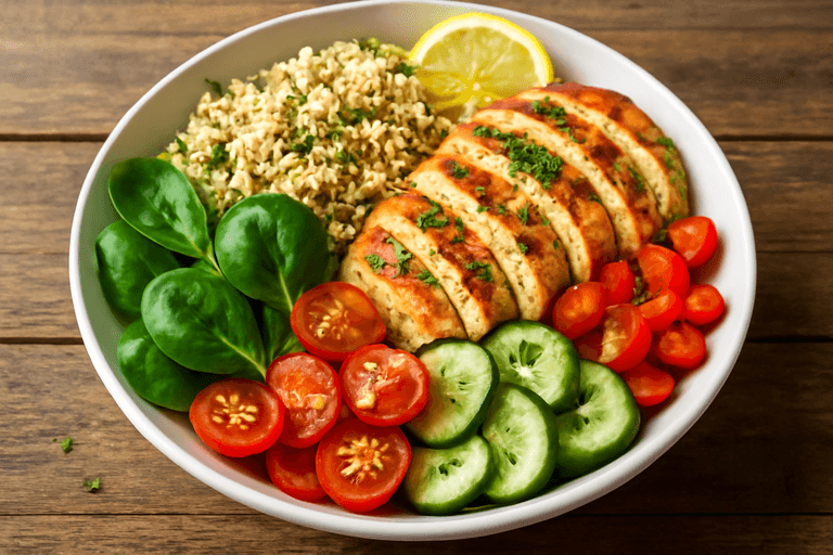 Zesty Grilled Chicken & Quinoa Salad