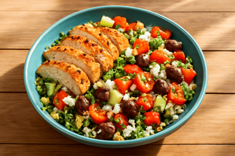 Σαλάτα Κοτόπουλο Μεσογειακή με Κινόα