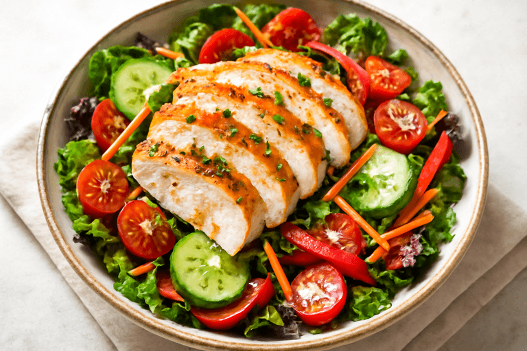 Fresh Chicken & Veggie Power Salad