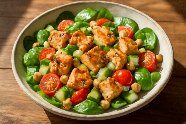 Salade Poulet-Méditerranéenne Légère