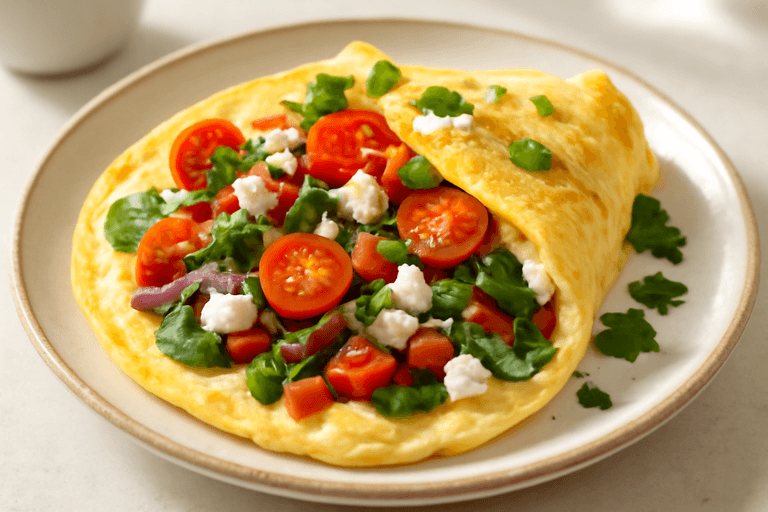 Proteinrik Grekisk Omelett