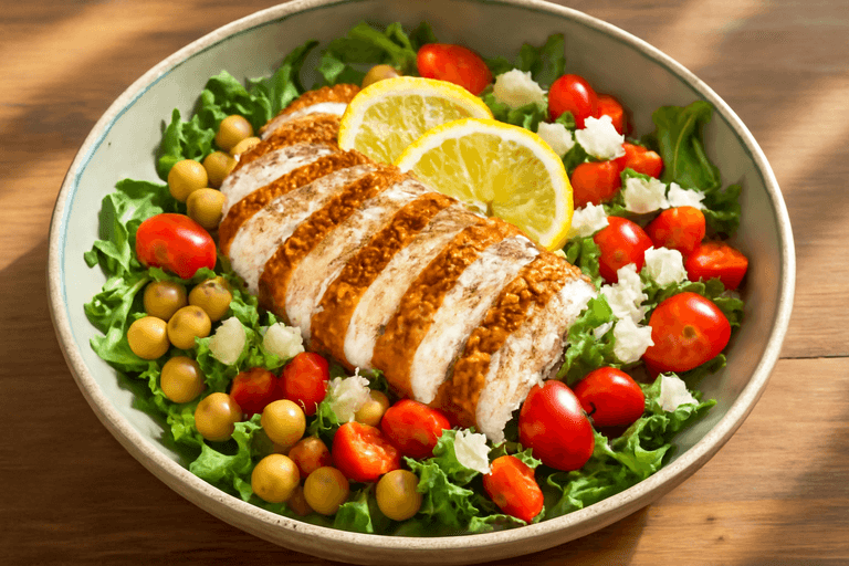 Salade de Poulet Grillé à la Méditerranéenne
