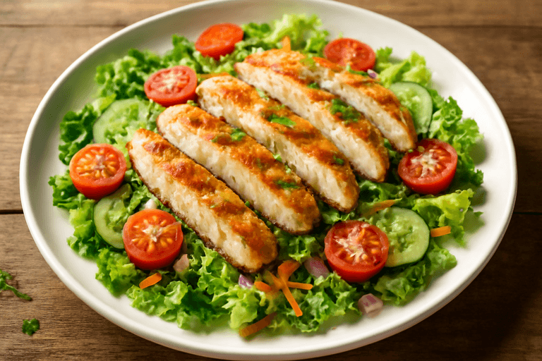 Ensalada de Pollo Clásica y Ligera