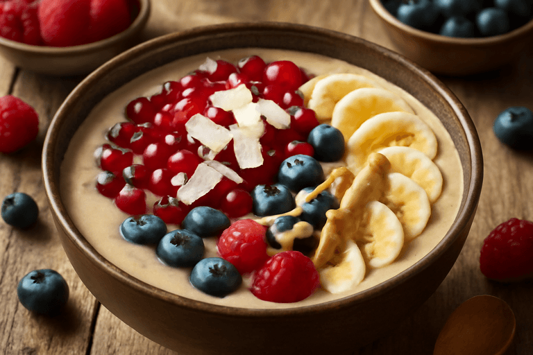 Veganer Power-Quinoa-Smoothie-Bowl