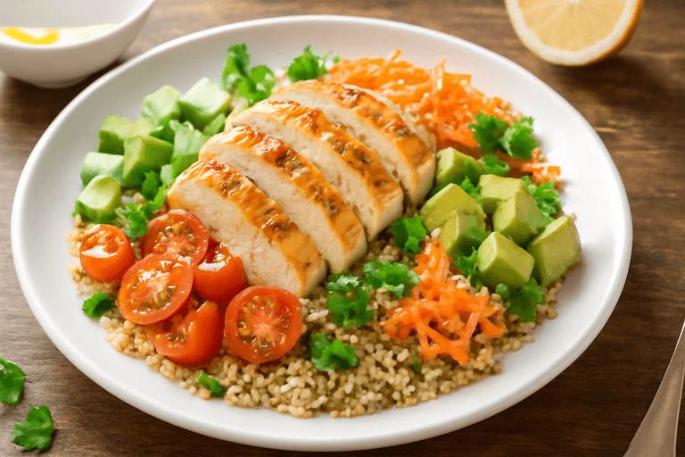 Salade de Poulet Grillé et Quinoa Énergie