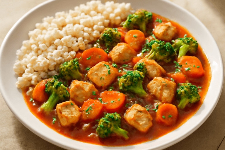 Lätt kycklinggryta med grönsaker