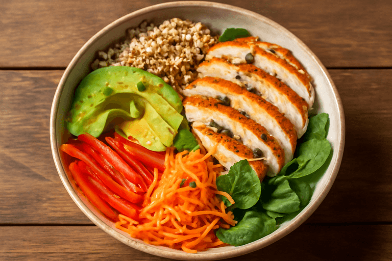 Bowl Sățios cu Pui și Quinoa