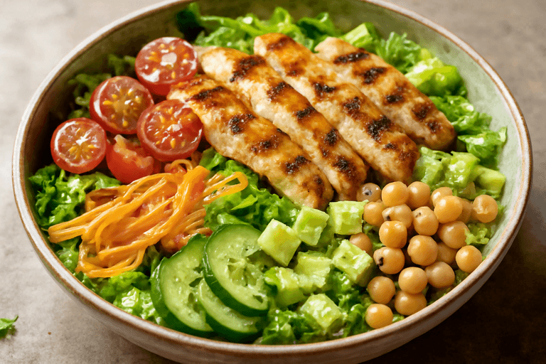 Ensalada de Pollo Clásica y Energizante