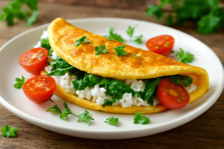 Tortilla de Espinaca y Queso Cottage Light
