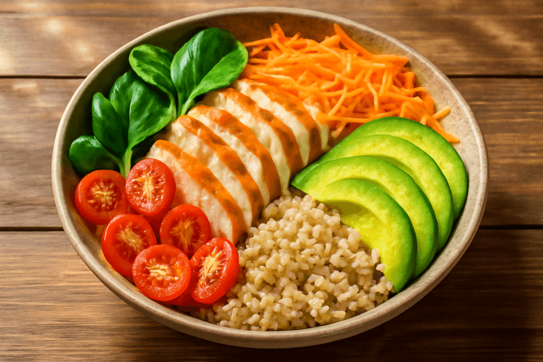 Lean Chicken & Veggie Power Bowl